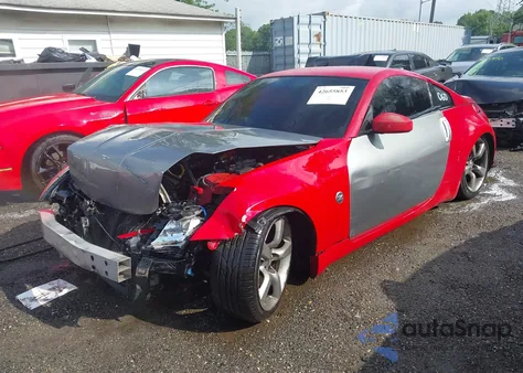 2003 Nissan 350Z Touring z USA, uszkodzony, nr VIN JN1AZ34E23T013078
